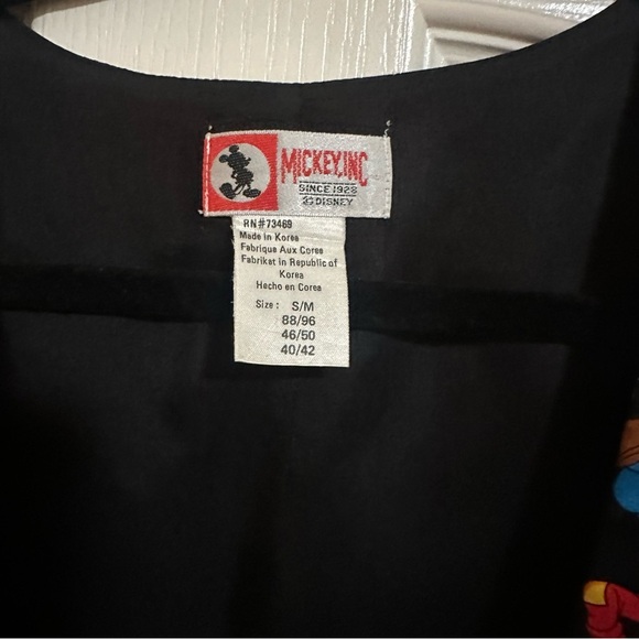 Vintage Men’s Mickey INC‎ 100% Silk Vest Mickey Goofy Donald. Size S/M. - Picture 3 of 8